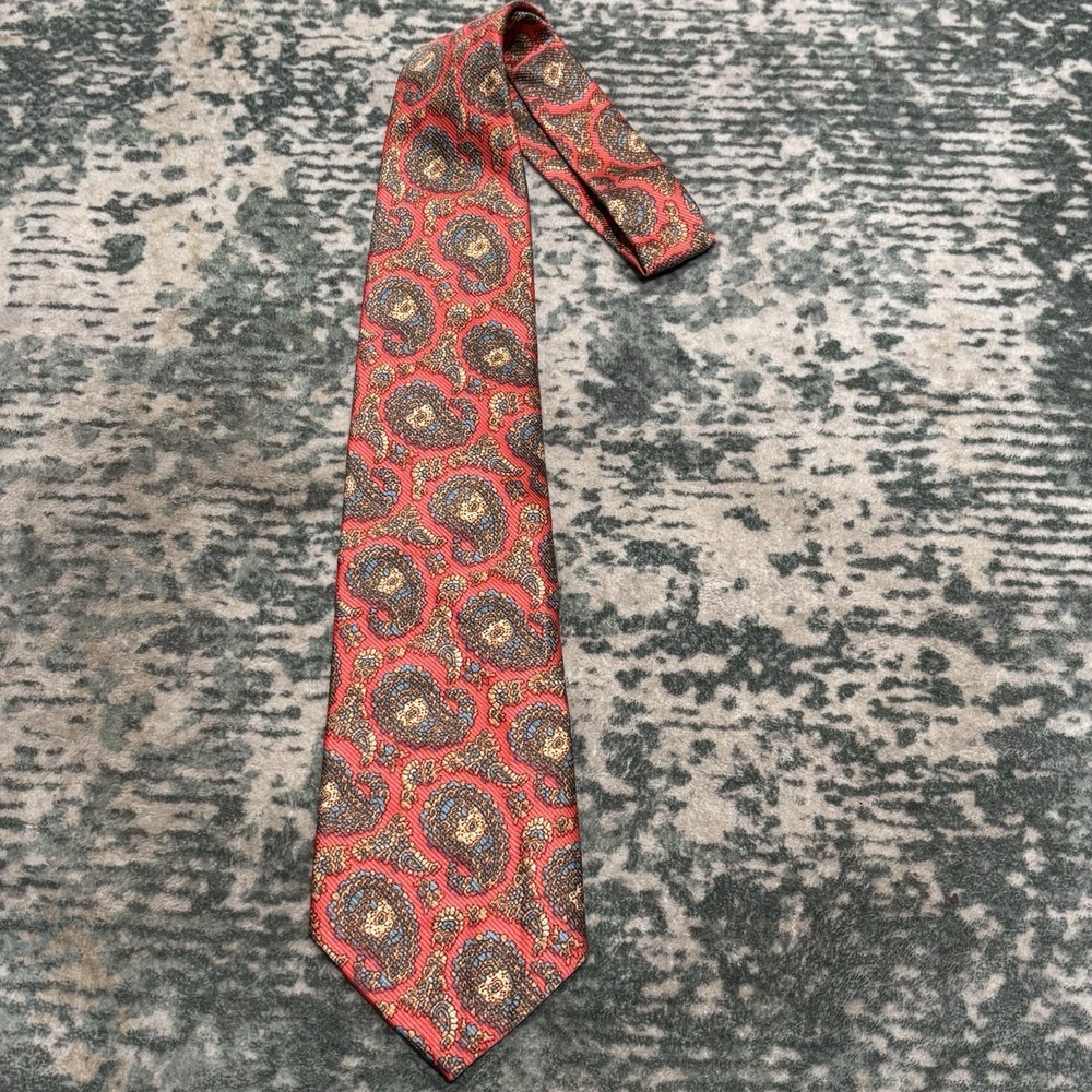 vintage Robert Stewart "Persian Prints" Necktie Paisley